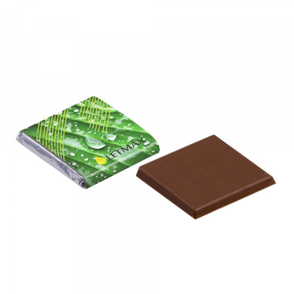 Vierkante napolitain van melk chocolade (vanaf 5.070 stuks)