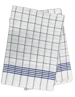 White-Blue Checked