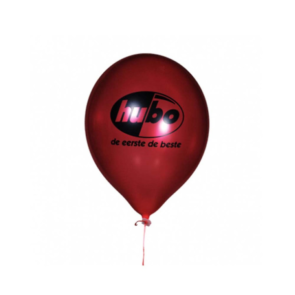 Reclameballon, 35 cm Ø, 2 zijden, omvang 90/100 cm