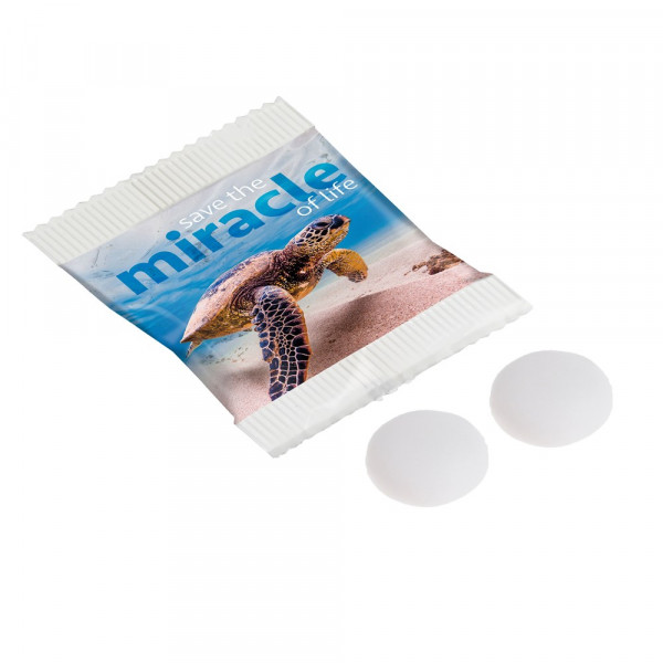 Mentos mints in een papieren zakje