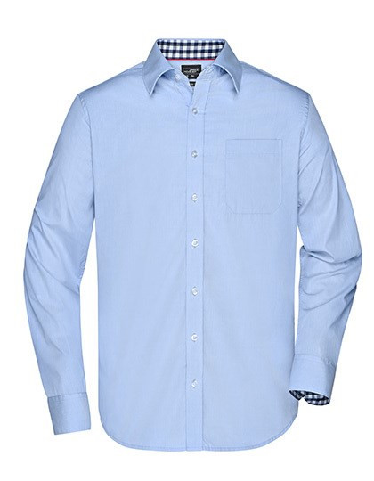 James&Nicholson - Men´s Plain Shirt