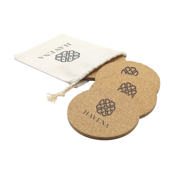 Cork Coaster Set onderzetters